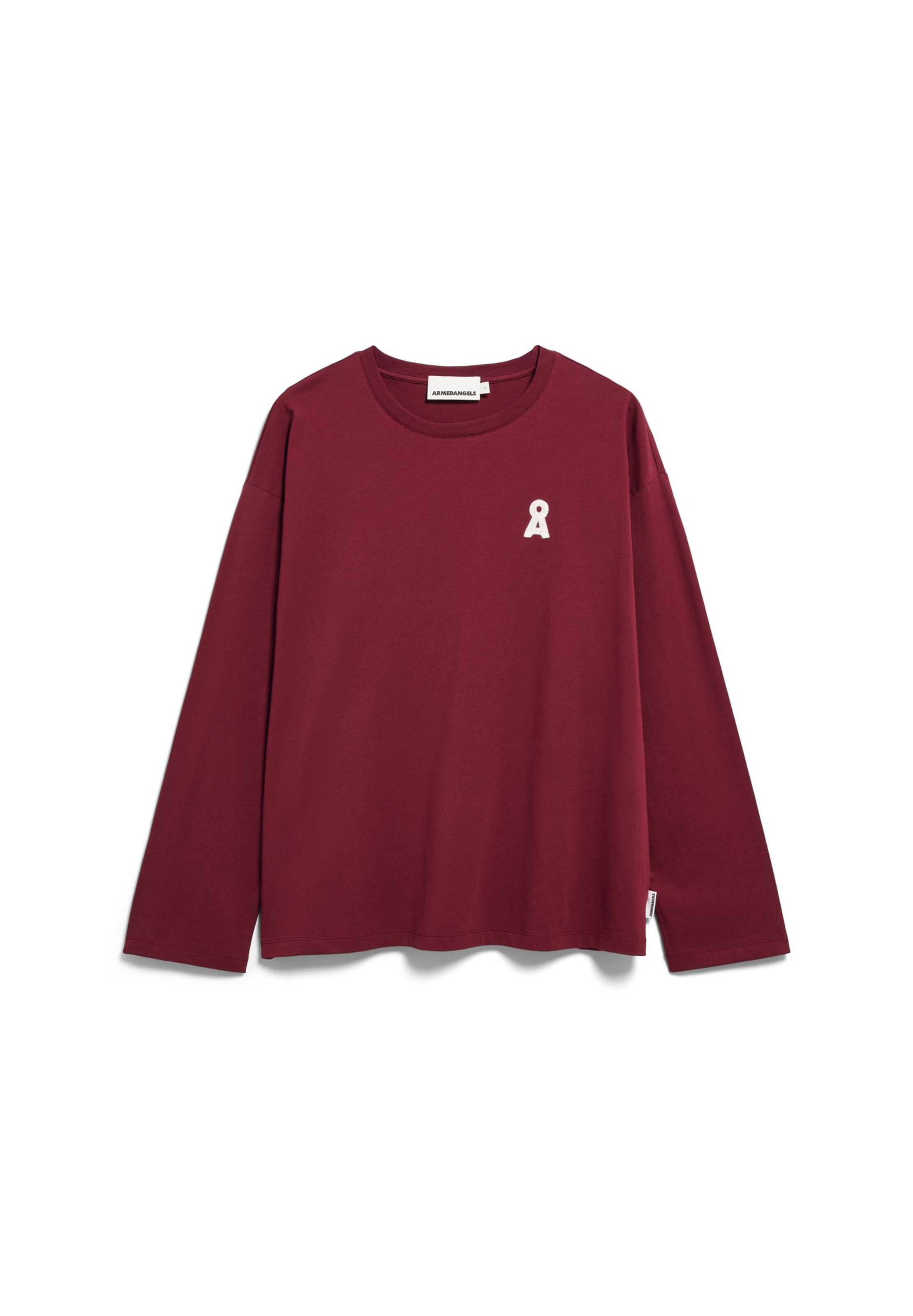 T-shirt 'FIETAA' ARMEDANGELS en rouge : devant