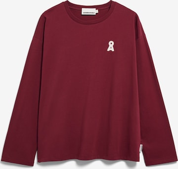T-shirt 'FIETAA' ARMEDANGELS en rouge : devant