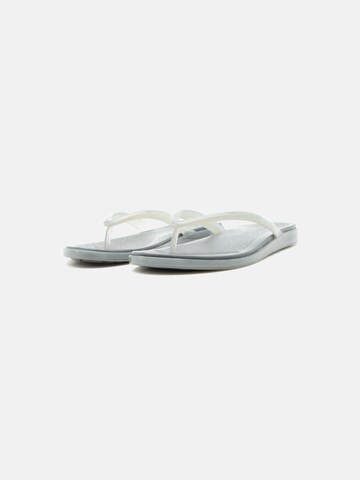 Crocs - Chinelos de dedo 'Miami' em cinzento: frente
