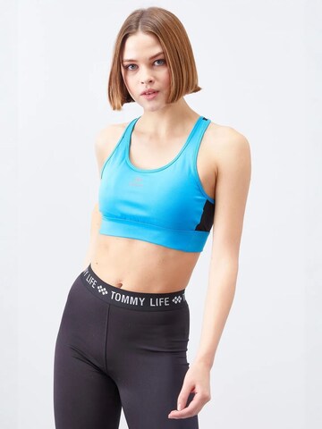 Tommy Life Sporttop in Blauw: voorkant