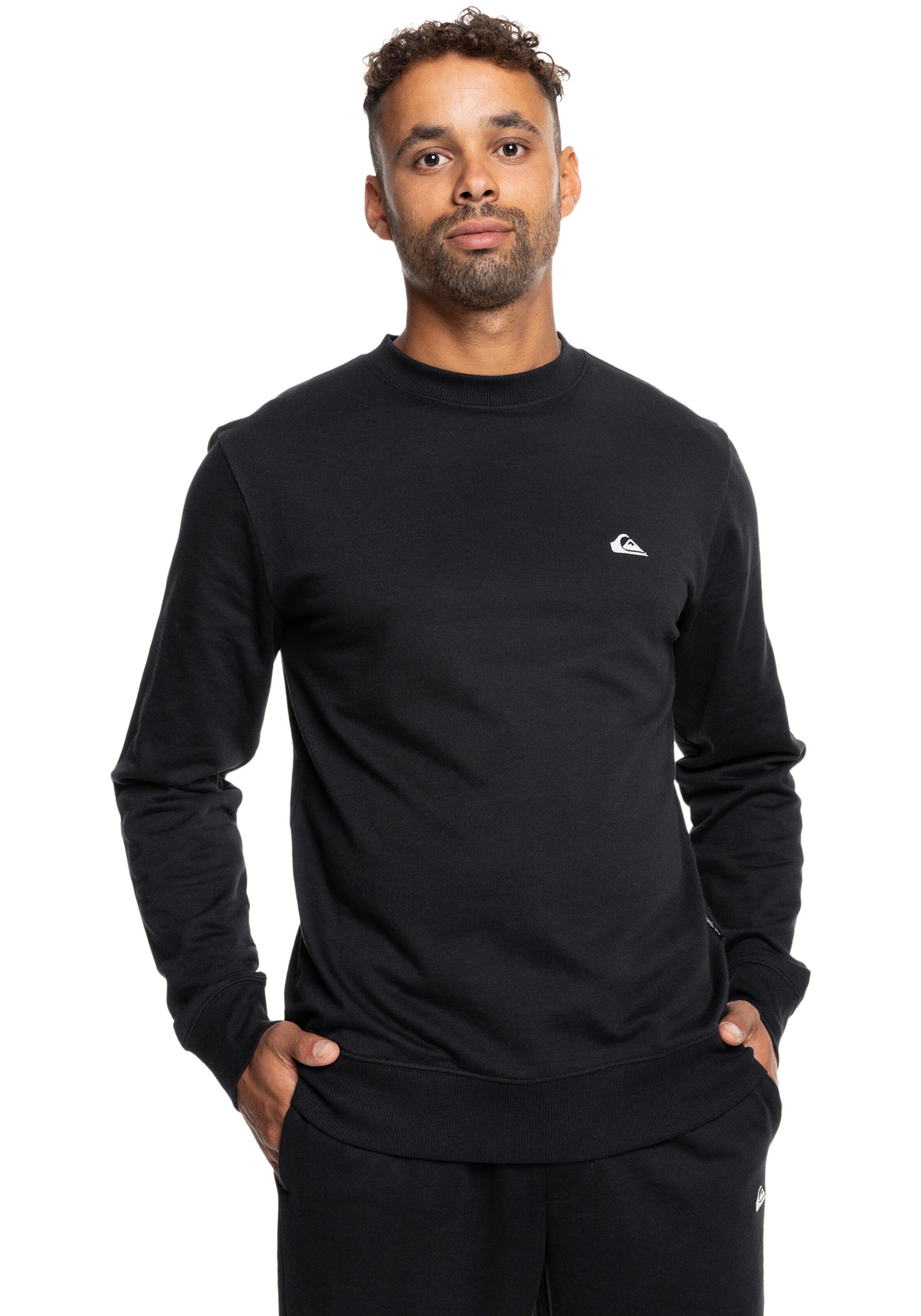 QUIKSILVER Sweatshirt in Black: front