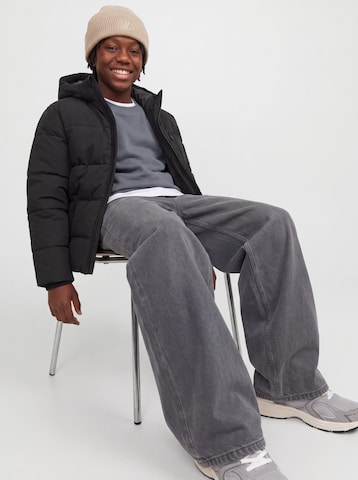 Jack & Jones Junior Χειμερινό μπουφάν 'JJEBecks' σε μαύρο