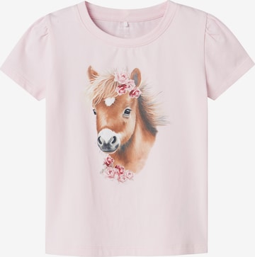 T-Shirt 'NMFHani' NAME IT en rose : devant
