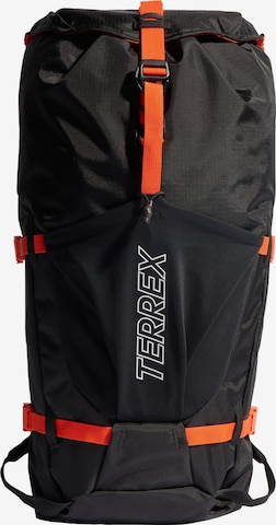 ADIDAS TERREX Sports Backpack in Black: front