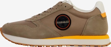 NAPAPIJRI - Calzado deportivo con cordones 'Sun Low-Top-Sneaker aus Leder' en marrón: frente