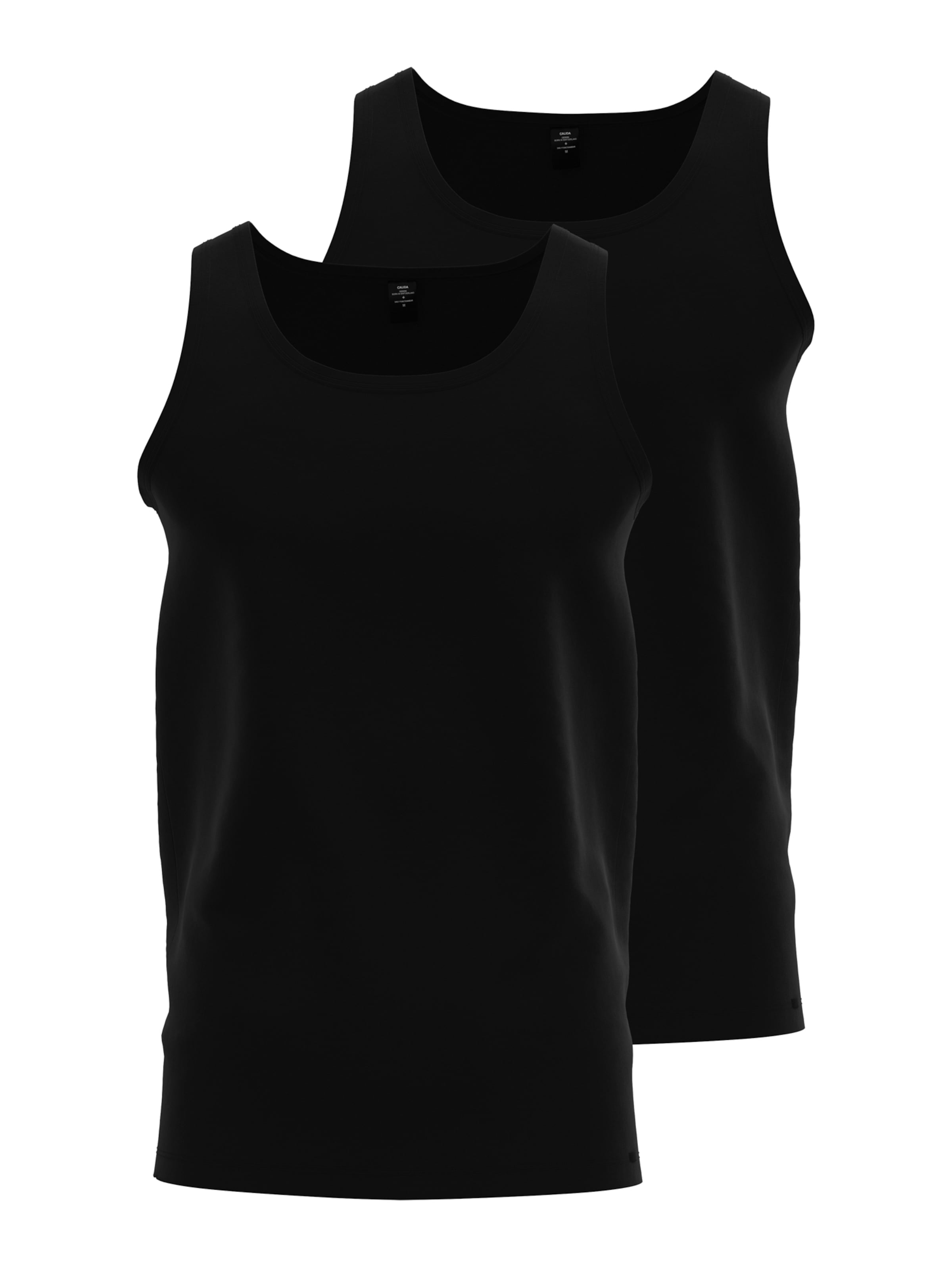 CALIDA Нательная майка в Черный: спереди