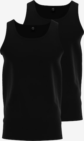 CALIDA - Camiseta térmica en negro: frente