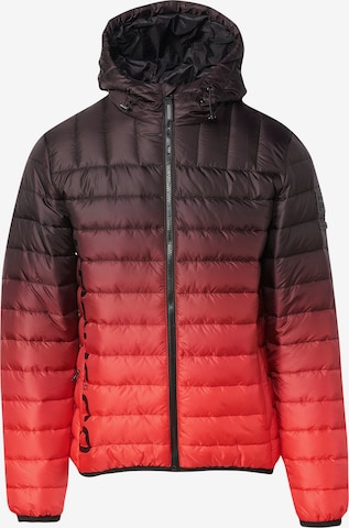 KOROSHI Winter jacket in Red: front