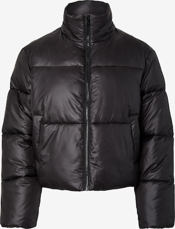 PIECES - Chaqueta de entretiempo en negro: frente
