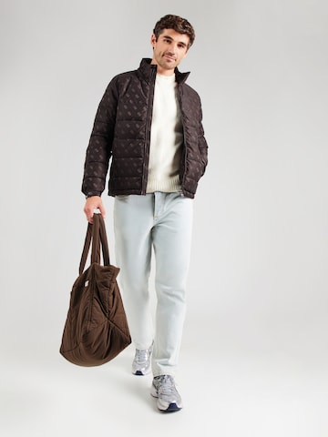 GUESS Демисезонная куртка в Коричневый