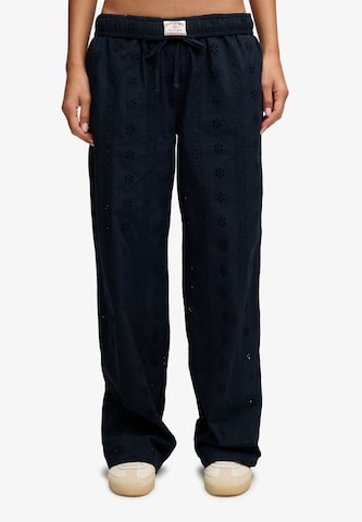 Loosefit Pantalon Superdry & Co en bleu : devant