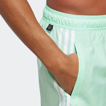 ADIDAS SPORTSWEAR Athletic Swim Trunks in Green