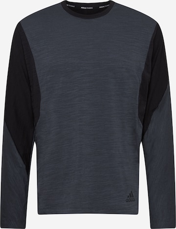 ADIDAS SPORTSWEAR Performance Shirt 'Wellbeing Training' in Grey: front