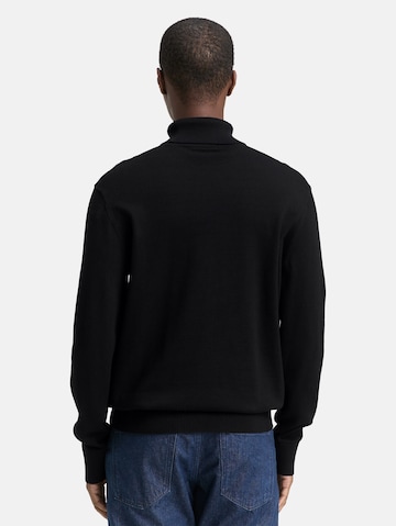 TOM TAILOR DENIM Pullover in Schwarz