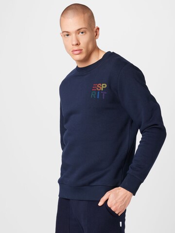 ESPRIT Sweatshirt in Blauw: voorkant