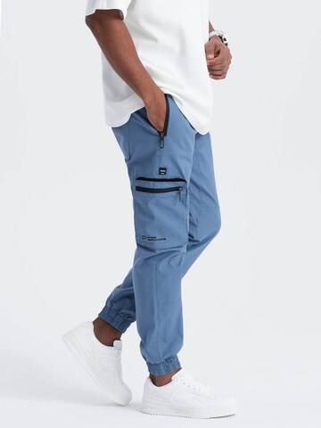 Ombre Tapered Trousers 'OM-PAJO-0135' in Blue