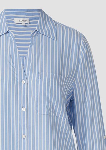 Chemisier s.Oliver en bleu