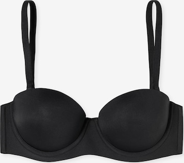 Soutien-gorge ' Bandeau mit Schale - Unique Micro ' SCHIESSER en noir : devant
