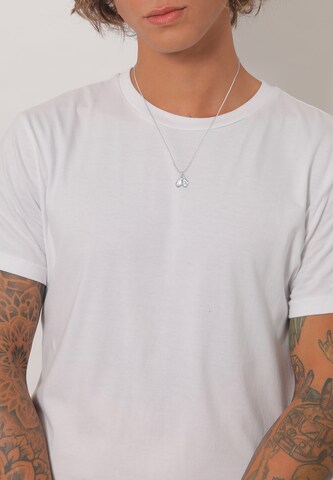 KUZZOI Necklace 'Boxhandschuhe' in Silver: front