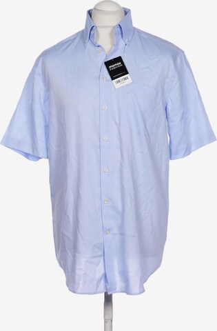 SEIDENSTICKER Button Up Shirt in M in Blue: front