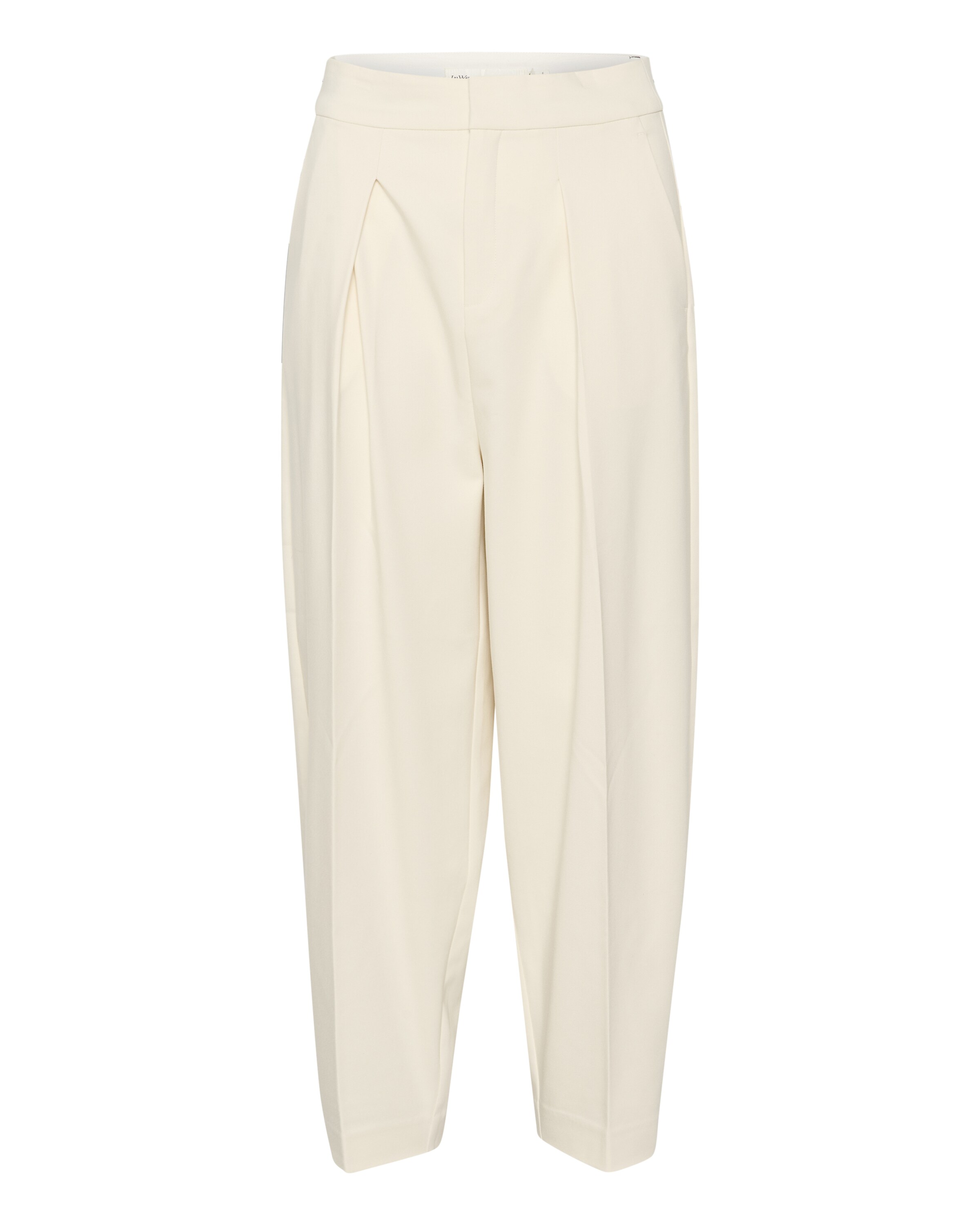 smėlio InWear Laisvas Kelnės su kantu 'Zella': priekis