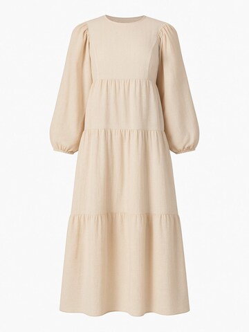 Touche Prive Kleid in Beige: Vorderseite