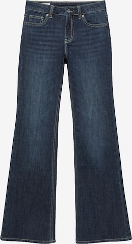 Bootcut Jeans de la Pull&Bear pe albastru: față