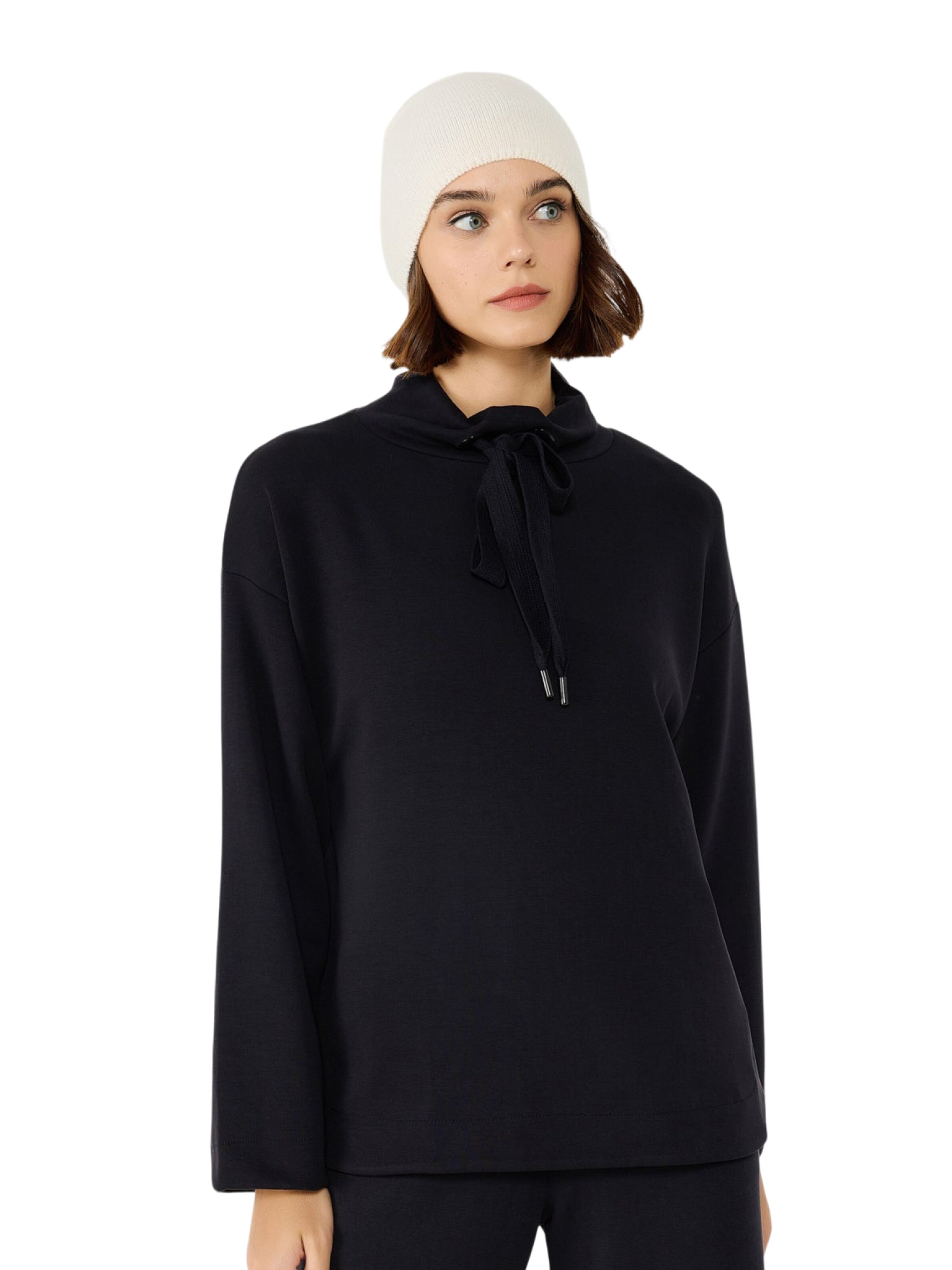 No Matter What Sweatshirt in Zwart: voorkant