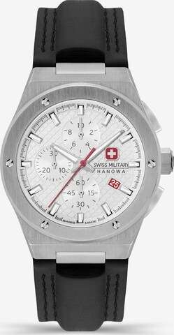 SWISS MILITARY HANOWA Uhr in Schwarz: predná strana