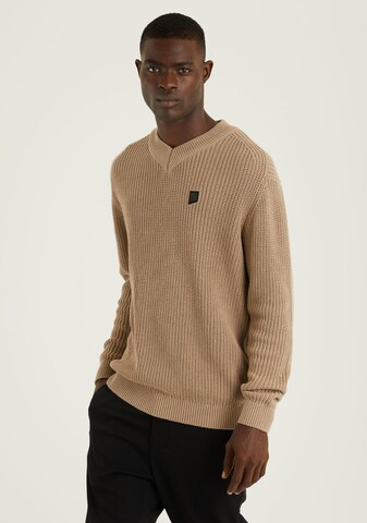 CHASIN' Trui ' Oliver' in Beige
