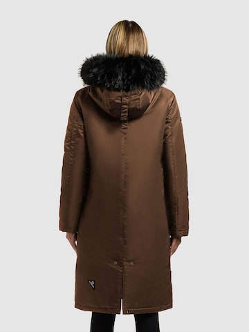 khujo Wintermantel 'Jilla' in Bruin