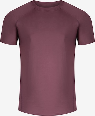 T-Shirt fonctionnel 'William' Smilodox en violet : devant