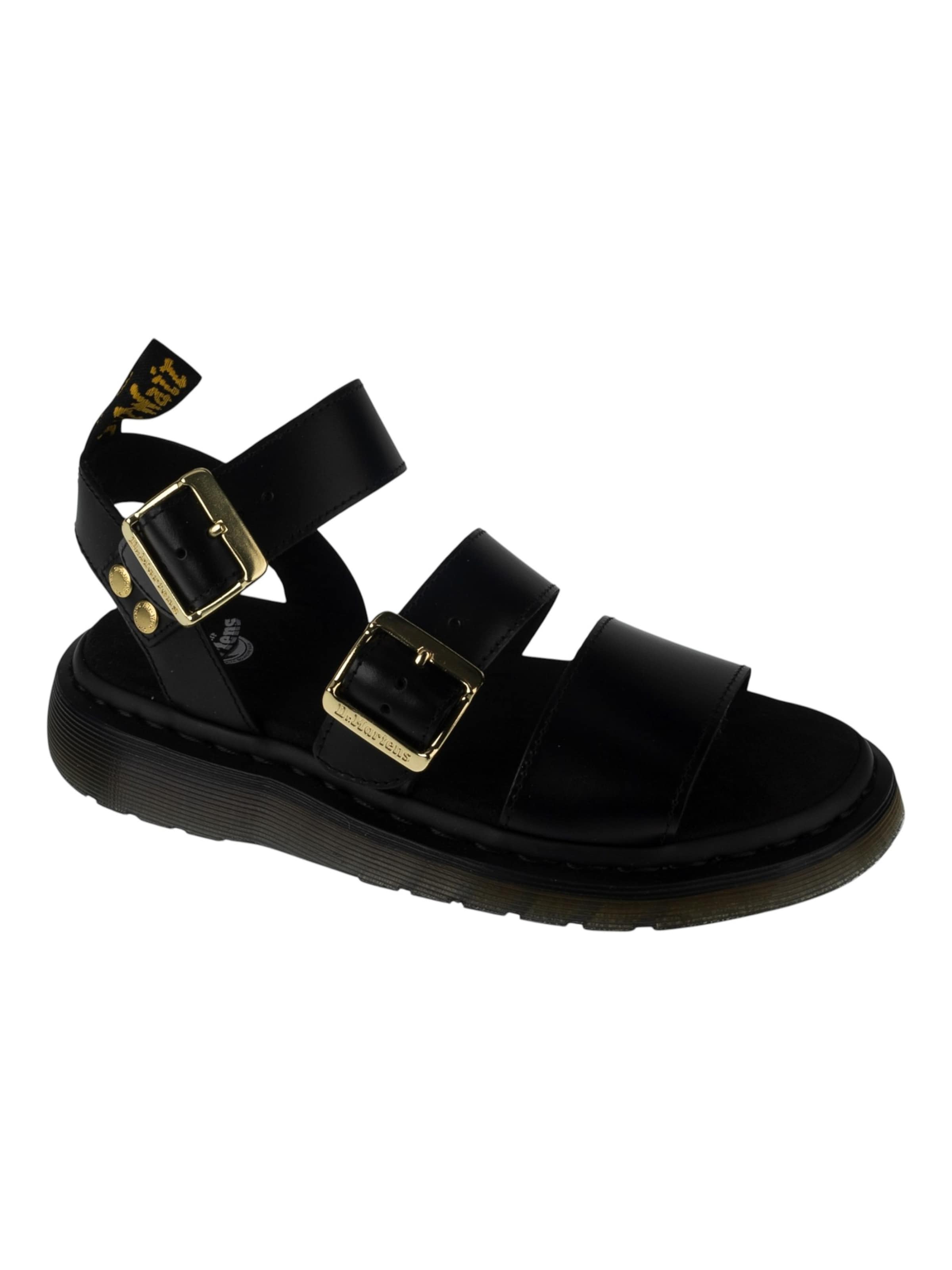 Dr. Martens Sandals 'Gryphon' in Black: front