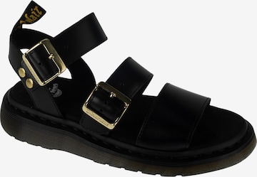 Dr. Martens Sandals 'Gryphon' in Black: front