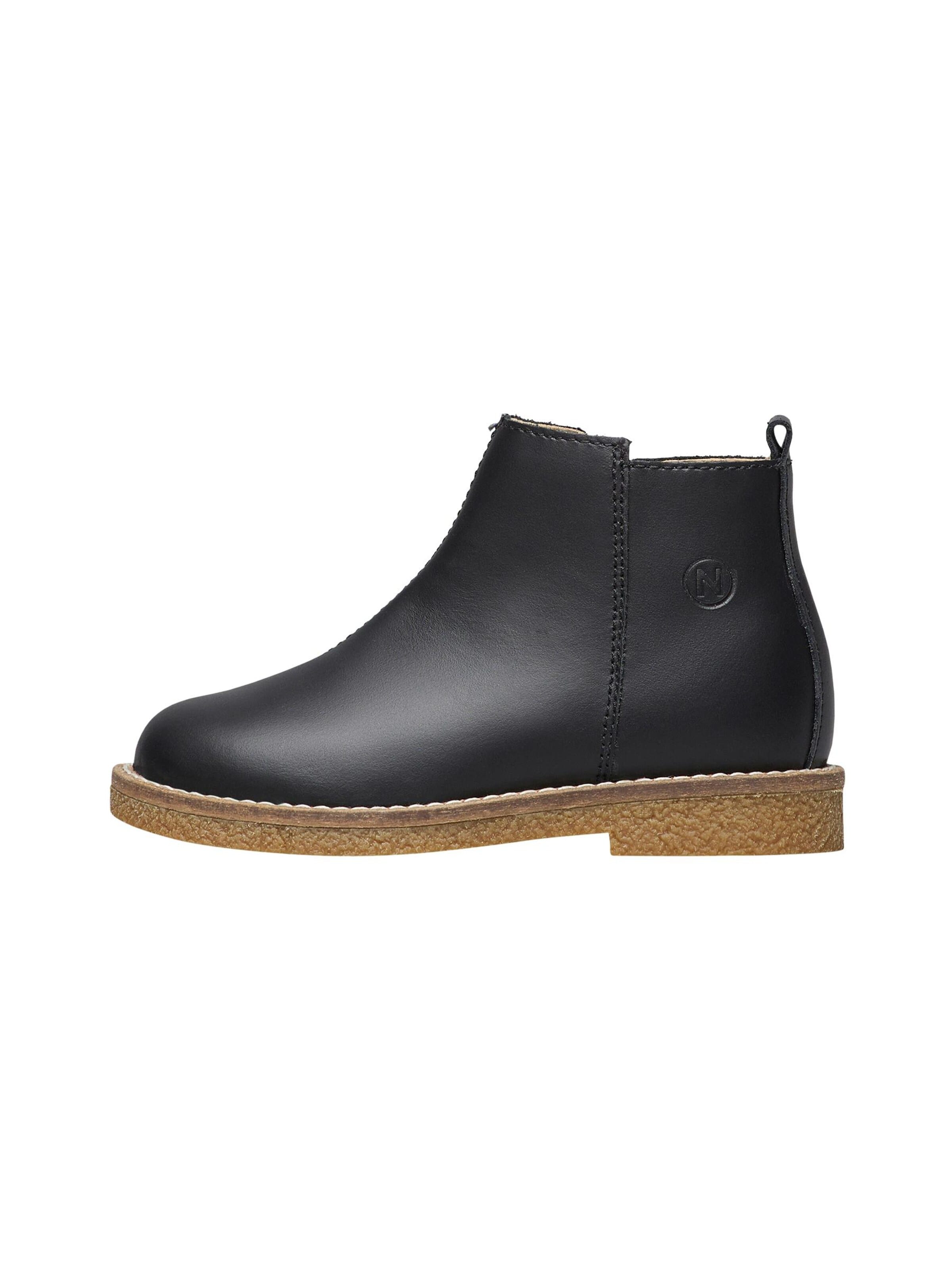 NATURINO Stiefel 'DASIE' in Schwarz: Vorderseite