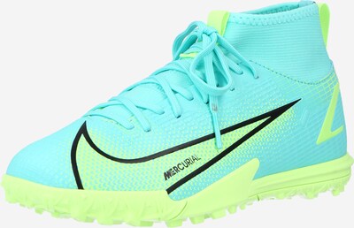 NIKE Chaussure de foot 'Mercurial 8 Academy' en turquoise / jaune fluo / noir, Vue avec produit