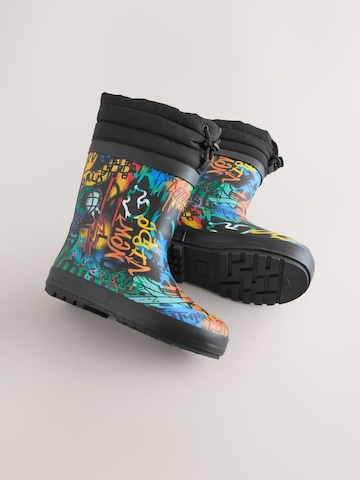 Next Gummistiefel in Schwarz