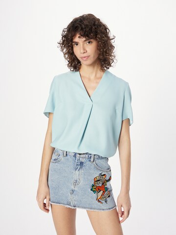 River Island Blouse 'SMART' in Blue: front