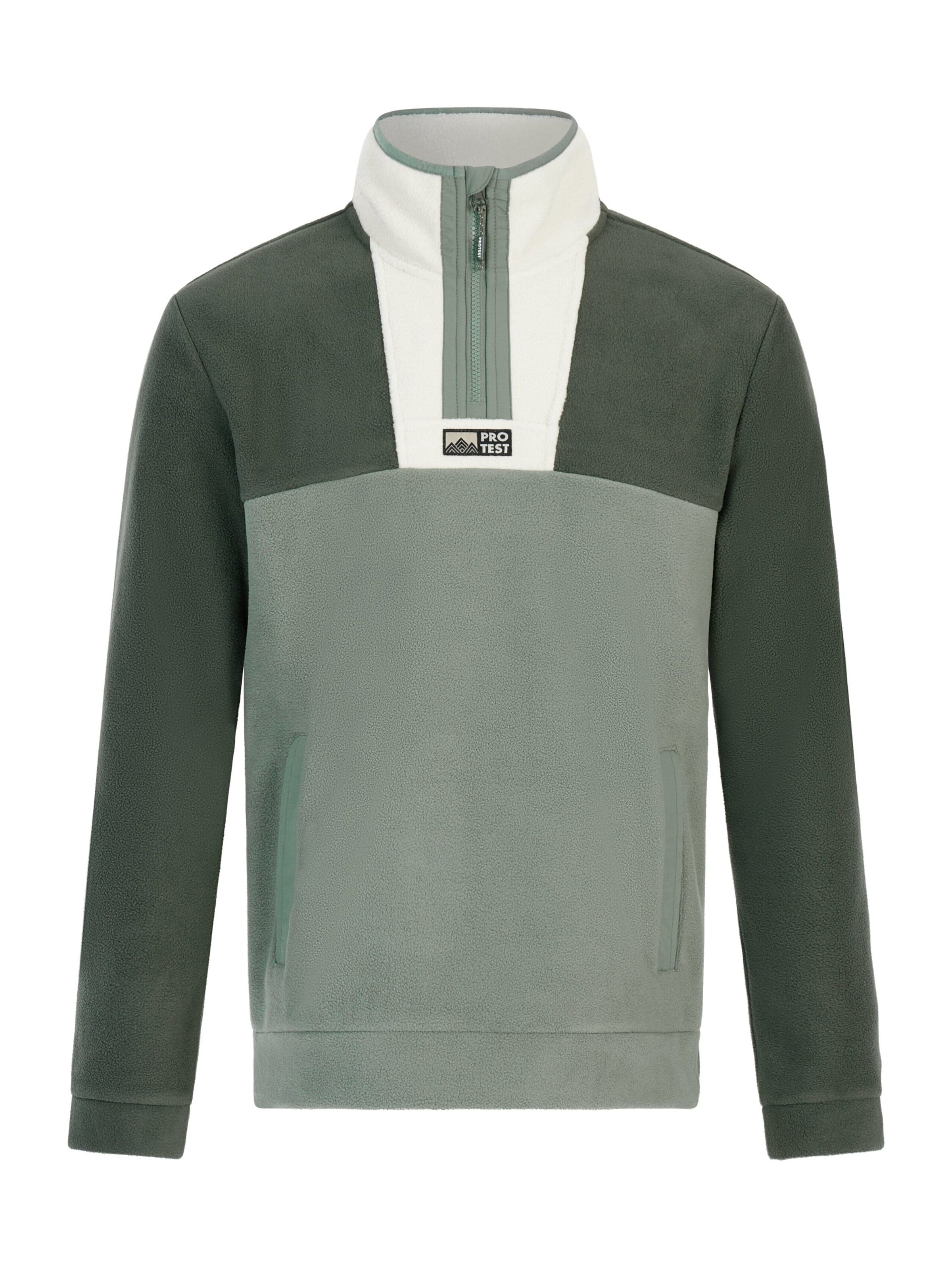 PROTEST Sportsweatshirt 'PRTLowton' in Groen: voorkant