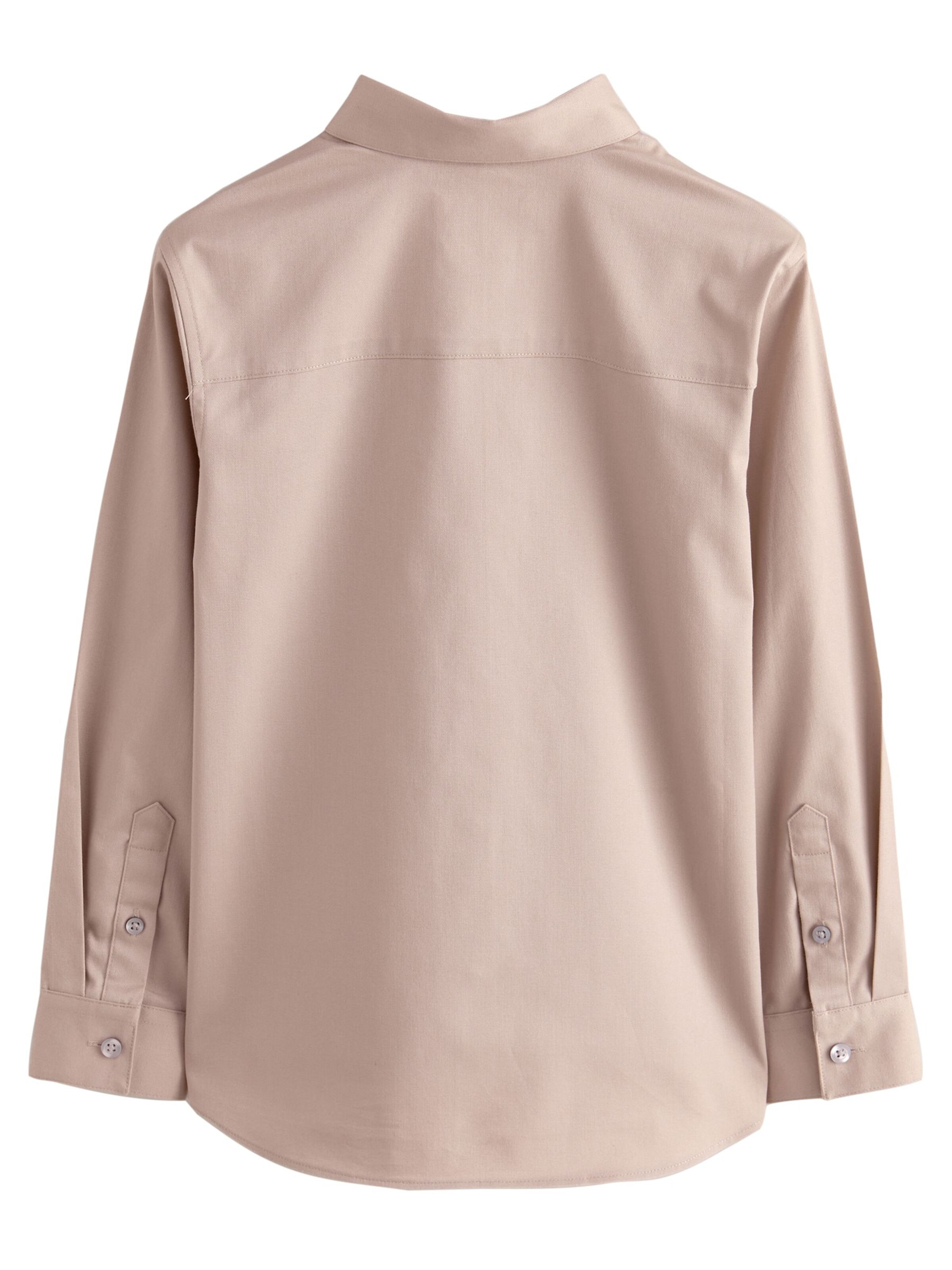 Next Regular fit Button up shirt in Beige