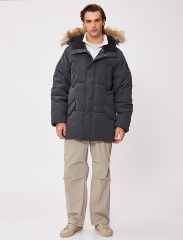 Koton Between-seasons coat in Grey: front