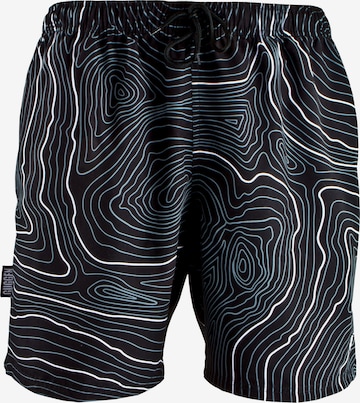 Guggen Mountain Badeshorts 'Boardshorts 2335' in Weiß: Vorderseite