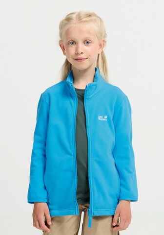 JACK WOLFSKIN Fleece Jacket in Blue