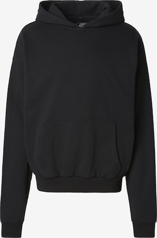 Sweat-shirt Just Rhyse en noir : devant
