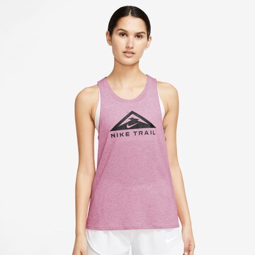 NIKE Sports Top 'Trail' in Pink: front