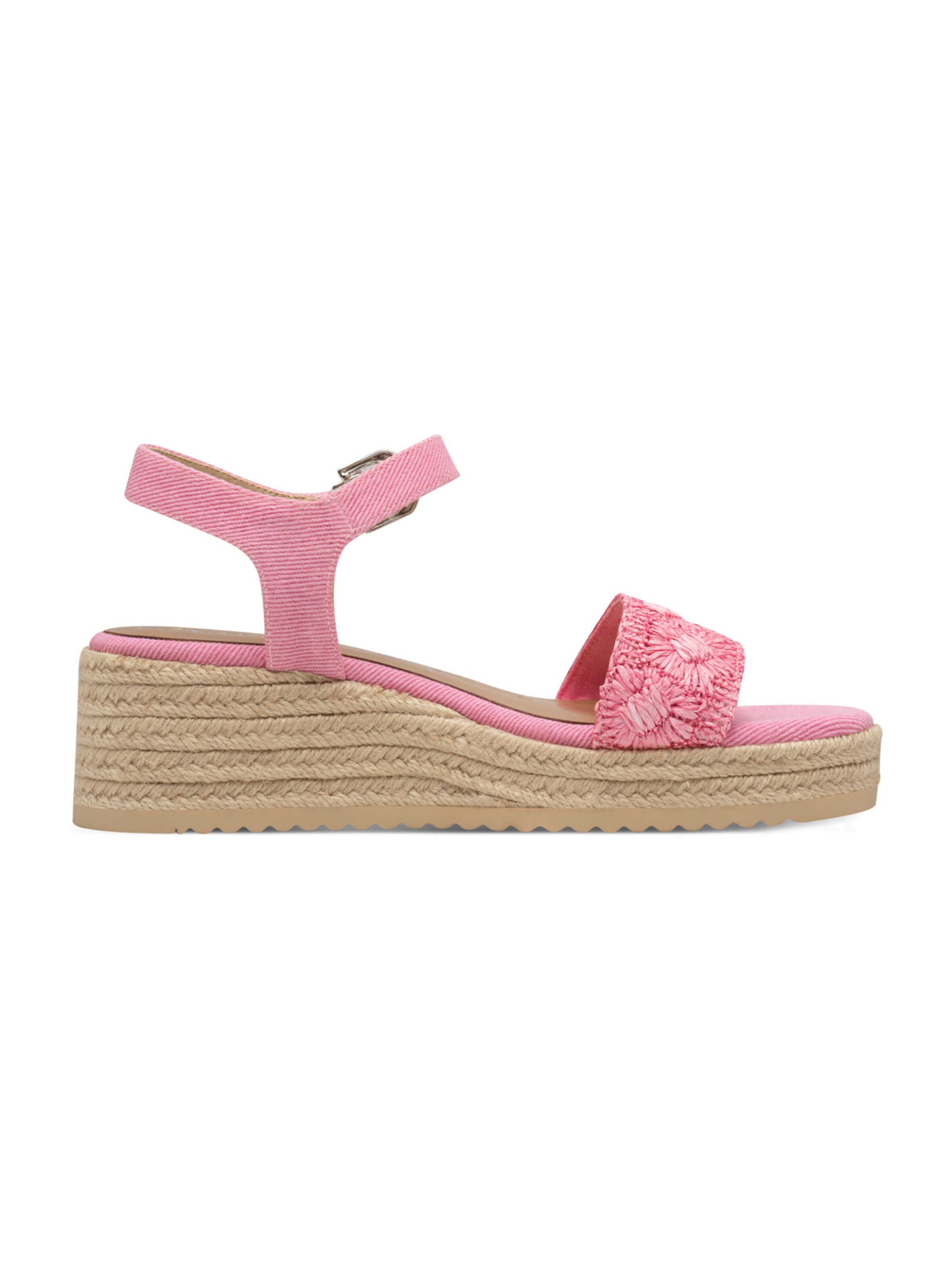 Tamaris Sandały z rzemykami w kolorze różowy