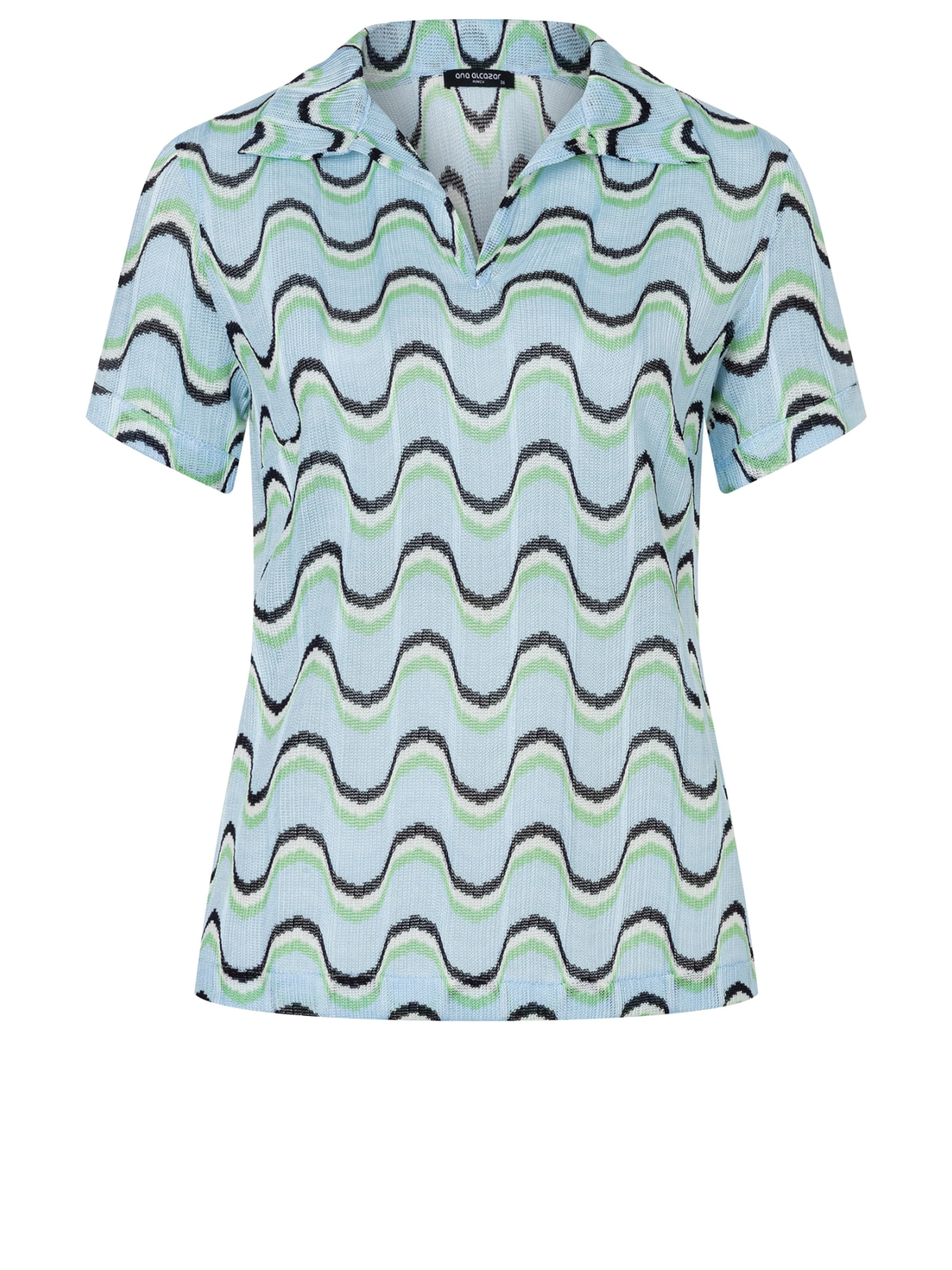 Haut 'Dulya' Ana Alcazar en bleu : devant