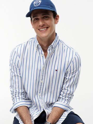 TOMMY HILFIGER Regular fit Overhemd 'Flex' in Blauw