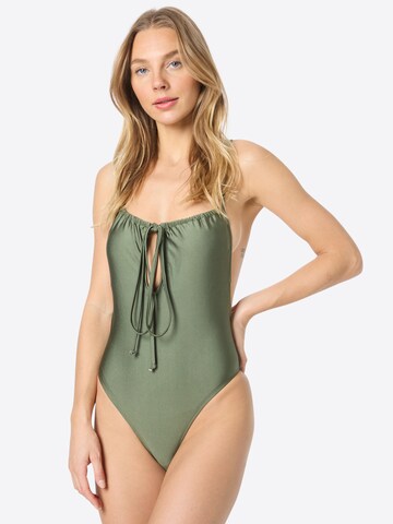 Cotton On Body Bikini Bottoms in Green: front