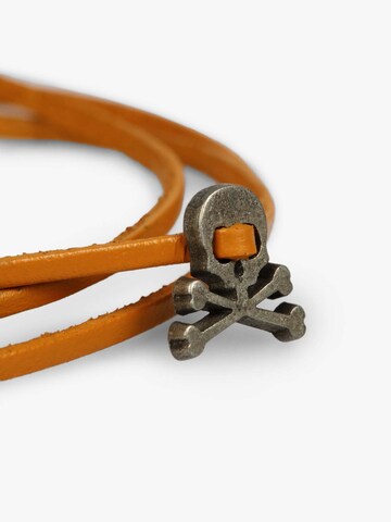 Bracelet 'Skull' Scalpers en jaune